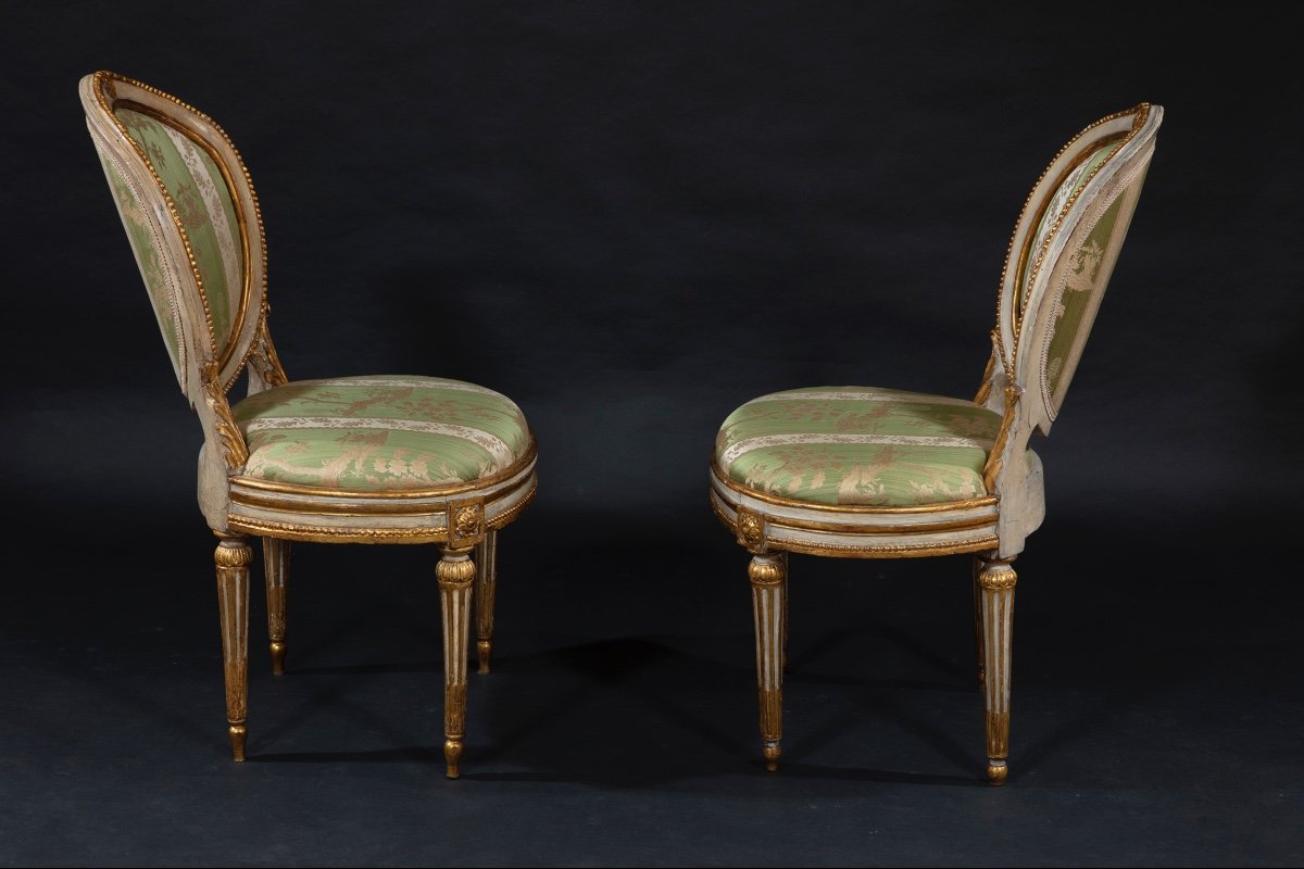 Suite De Salon Lombarde Louis XVI-photo-4