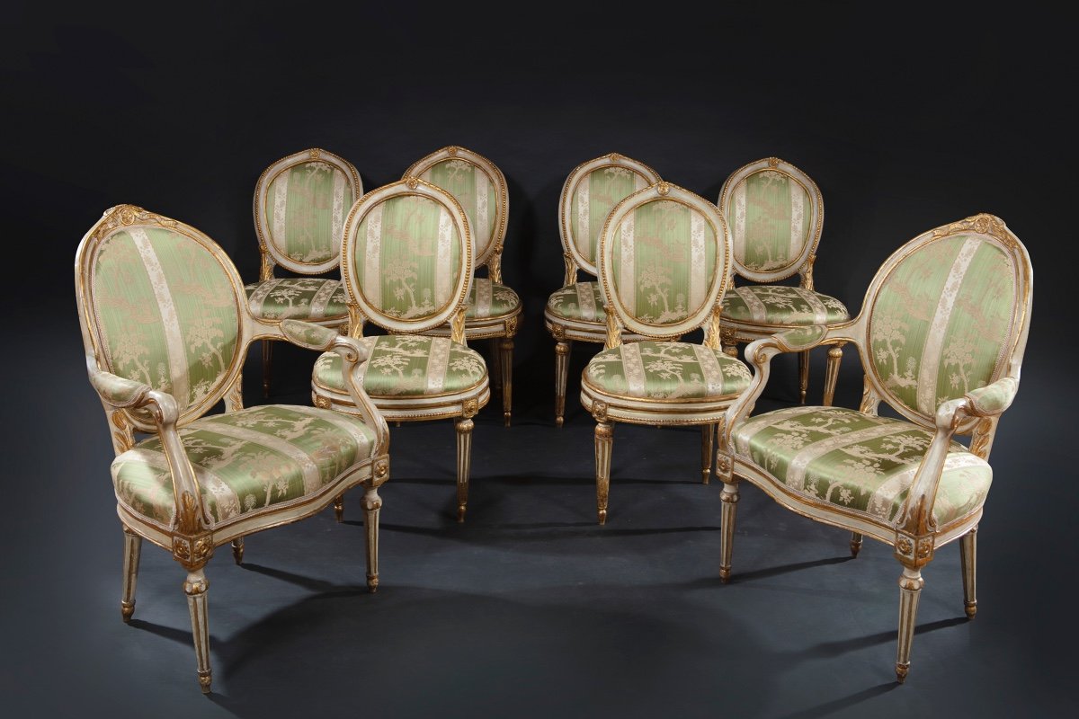 Suite De Salon Lombarde Louis XVI