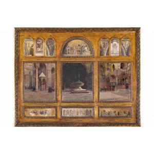 "Intérieur de la Basilique de San Marco à Venise" par Raffaele Tafuri