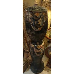 Fountain And Its Foot, Ceramic, Art Deco