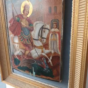Icon "saint George Slaying The Dragon"