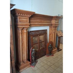 Very Large And Spectacular Abalone Mantel  240cm X 190 Cm