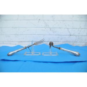 Silver Leg Of Lamb Cutlery.