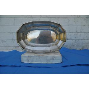 Silver Metal Bread Basket