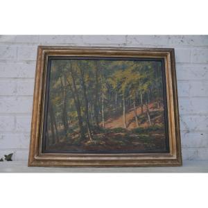 Under The Woods, Signed Louis Clesse 1889-1961