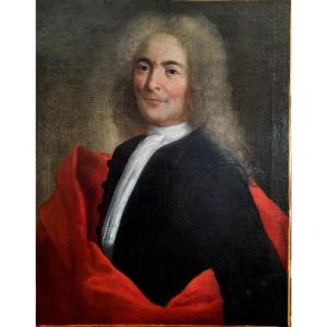 Portrait Of Charles Paul Louis De Baslaudie 1647-1712, French School Circa 1700