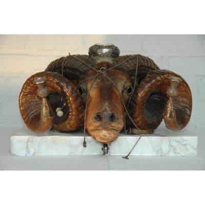Scottish Tobacco Box; Rare Scottish Table Snuff Mull 19th Century