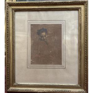 Drawing On Tracing Paper In Black Pencil By Paul Alex Deschmacker