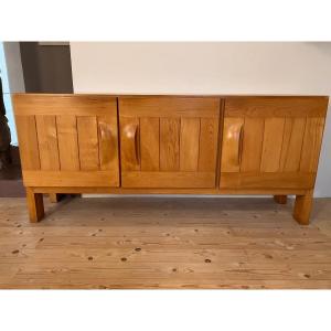 Sideboard 3 Doors From Maison Regain In Solid Elm 1970