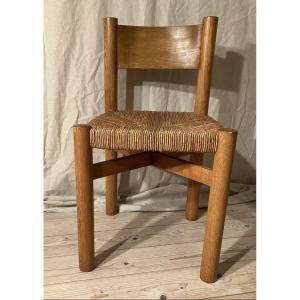 1 Charlotte Perriand Méribel Model Chair, Steph Simon Edition, In Ash Wood, 196-1970