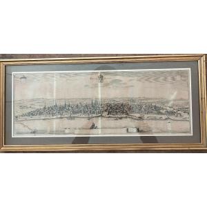 Engraving From Bordeaux Mérian XVIIth