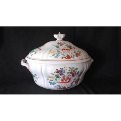 Tureen Porcelain Doccia Al Tulipano XVIII