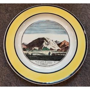 Polychrome Plate Choisy Le Roi Nineteenth