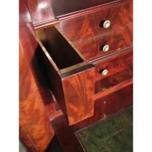 Flamed Mahogany Secretary