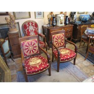 Pair Of Restoration Armchairs