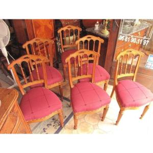 6 Napoleon III Chairs