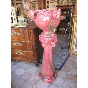 Big Flowerpot And Column