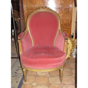 Gilded Wooden Bergère