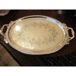 Silver Metal Tray