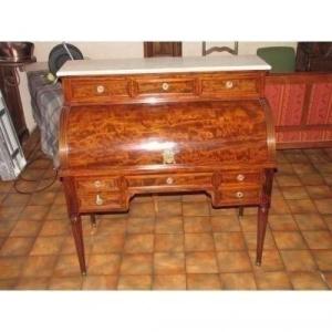 Mahogany Cylinder Desk