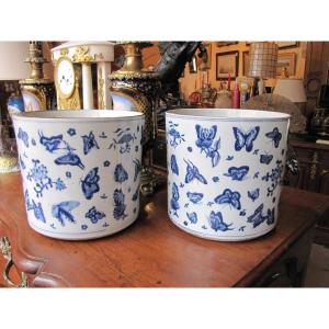 Pair Of Plant Pot Covers