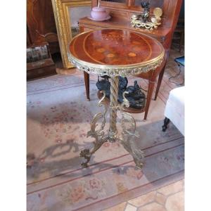Art Nouveau Pedestal Table