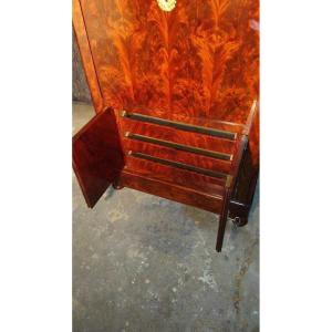 Flamed Mahogany Writing Desk