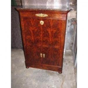 Flamed Mahogany Writing Desk