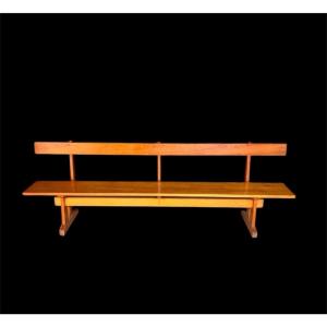 Large Pine Bench From The 60s