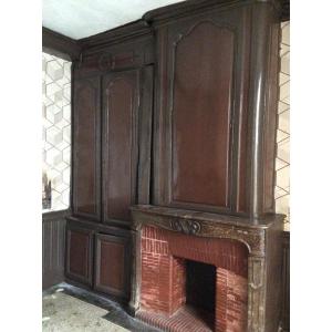 Woodwork Buffet With Its Trumeau