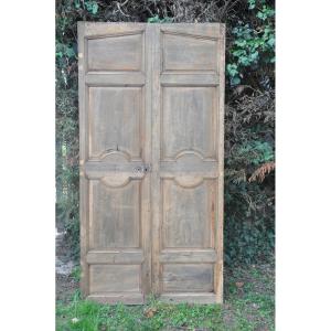 Aix-en-provence Style Double-leaf Walnut Door 