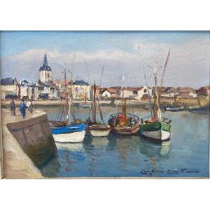 The Port Of Les Sables d'Olonnes, La Chaume, In Vendée By Christian Couillaud