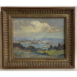 Albert Malet, View Of Rouen, Seine Valley