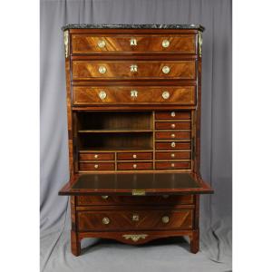 Semainier Secretaire Louis XVI Period Stamped