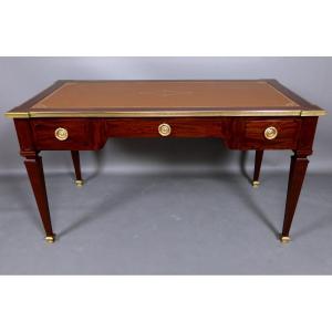 Sormani Louis XVI Style Mahogany Desk