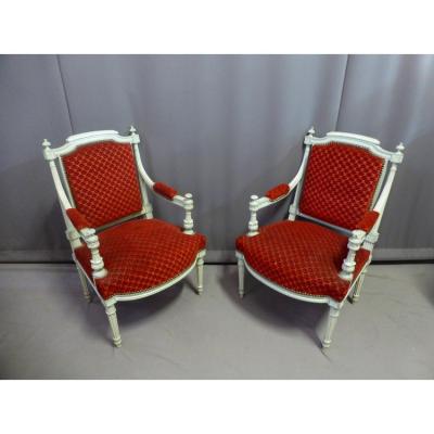 Pair Of Louis XVI Armchairs