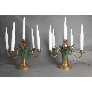 Pair Of XX Lamps