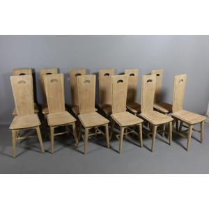 24 Oak Chairs