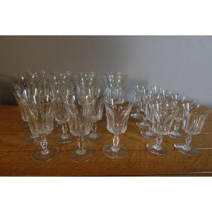 Baccarat Crystal Glasses Polignac Model