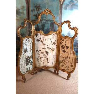 Louis XV Style Gilded Wood Screen