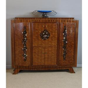 Buffet Forming A Secretary Signed Jules Leleu