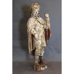 Sculpture Representing Saint Roch, 18th Century