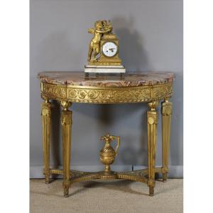 Directoire Gilded Wood Console