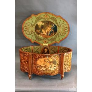 Large Marquetry Box 