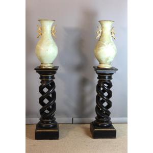 Pair Of Napoleon III Twisted Saddles