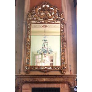 Gilded Wood Mirror 