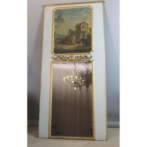 19th Century Trumeau Mirror 