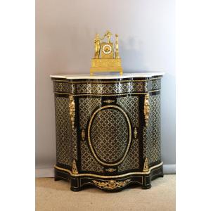 Napoleon III Bronze And Mother-of-pearl Marquetry Sideboard