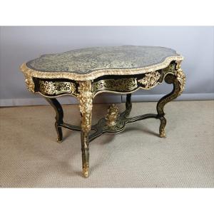 Napoleon III Pedestal Table 