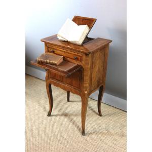 Louis XV Style Side Table With Reading Light